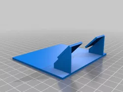 Plate for 8x16 LED matrix and breadboard