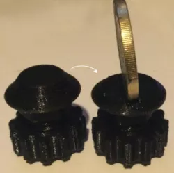 Remix of screw component (pin.stl) from "Solder station - third hand - helping hand v3"