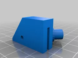 Rock tumbler end stop