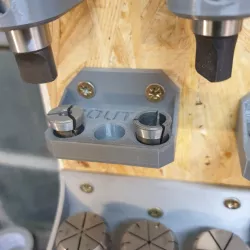 Router collet set wall mounted bracket