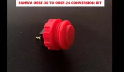SANWA OBSF-24 ARCADE BUTTON