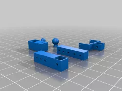 Scx24 Drop Hitch (KYX bumper mount)