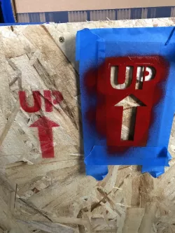 Shipping Crate Stencils