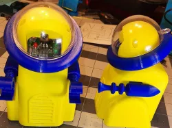 Single motor 2 function steerable IR controlled Robot