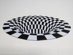 Sink Hole Vortex Illusion