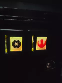 Stern Star Wars 3D coin door reject button