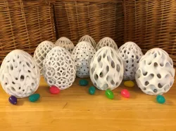 Ten Easter Eggshells