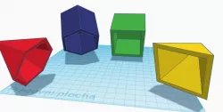 The volume of the pyramid and the prism - the relation