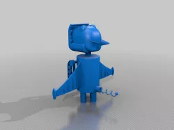 Tom and Jerry Robot Cat w/ Wings & Treads