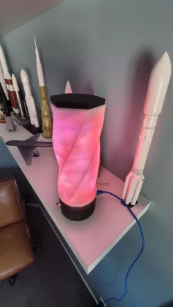 Twisted Wifi Lamp with Button Remix