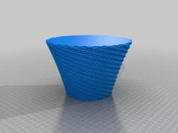 vase sloped 