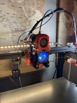 Voron Afterburner with Orbiter 1.5 and Volcano Hotend compatible with the BIQU Hermit Crab