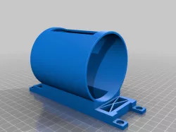 Wall mounted cup holder