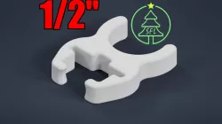 1/2" PVC SPPC (Square Pixel Pipe Clip) for 12mm Square Pixels