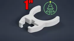 1" PVC SPPC (Square Pixel Pipe Clip) for 12mm Square Pixels