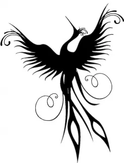 2D Phoenix bird