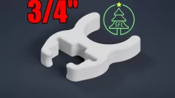3/4" EMT SPPC (Square Pixel Pipe Clip) for 12mm Square Pixels