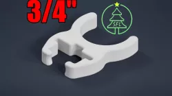 3/4" PVC SPPC (Square Pixel Pipe Clip) for 12mm Square Pixels
