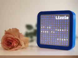 3D Printed Personalised Word Clock
