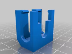 ADXL345 accelerometer mounting bracket for MK8 hot end