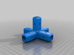 Aluminium tube connector