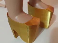 American Girl Doll Shoe - Insane Platform Clogs - High Heeled Shoes