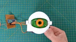 Animatronic 51mm eye mechanism