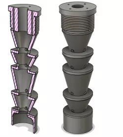Artemis SPA PP750 suppressor replacement cal. 5.5 mm (.22")
