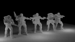 assorted space mercenaries 28mm