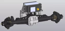 Axial AR44 Axle Servo Mount (remix, fixed)