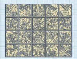 Aztec 25mm square bases