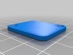 Blank Plate for XLR Connectors in server racks