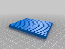 Breadboard wire bending jig for smaller printers