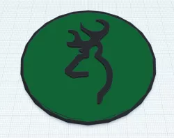 Browning Logo Plaque