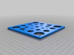 Brush holder for top down drying 