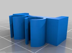 Cable tidy clip for 20mm aluminum extrusion / 3D printers