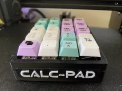 CALC-PAD | Hand-wired keyboard for math symbols in the Desmos Graphing Calculator