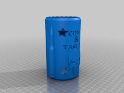 3D Printable V8 CAN COOLER FOR REGULAR AND MINI CANS / FITS MOST