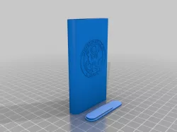 Cigarette Case with United States Army Emblem