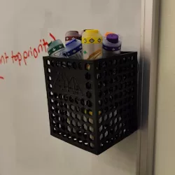 Container with Suction Mounts