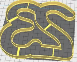 Cookie cutter "23"