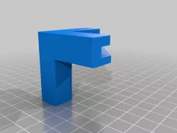 Corner brace - 5.7mm thick slot (plexiglass, foamboard)