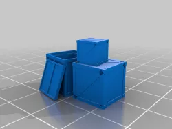 Crates and Stowage 28mm scaled