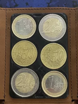 Credit Card Sized Coin Holder