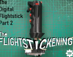 Digital Arcade Flightstick Part 2 (3&5 button)