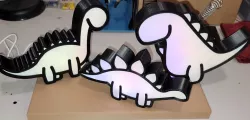 Dino Night Light w/Base
