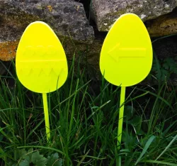 Easter Egg Hunt Markers