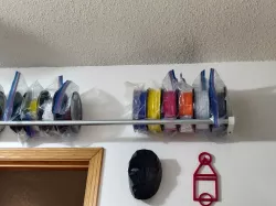 Filament spool rack bracket