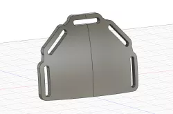five way mask strap holder