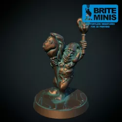 Goblin jester 28mm (supportless, FDM friendly)